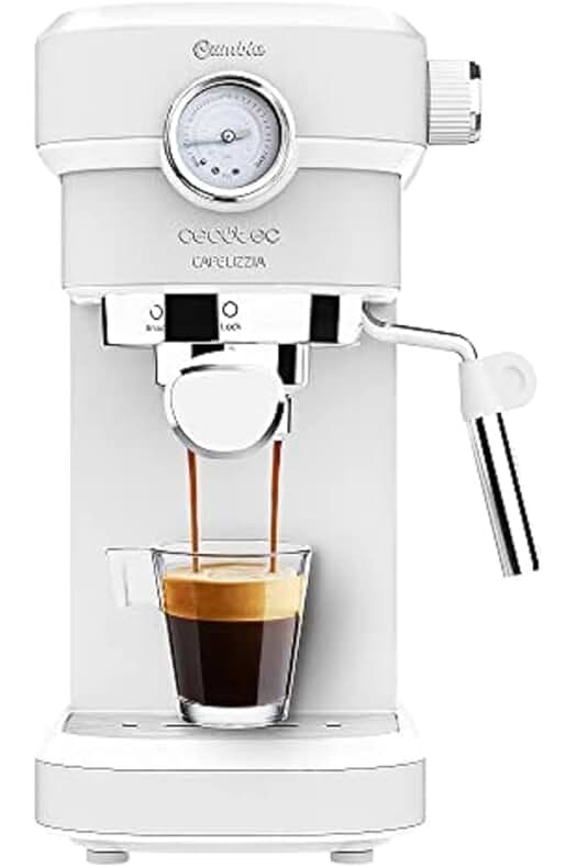 Cecotec Cafetera Espresso Cafelizzia 790 White Pro - Opiniones y Precio 2021
