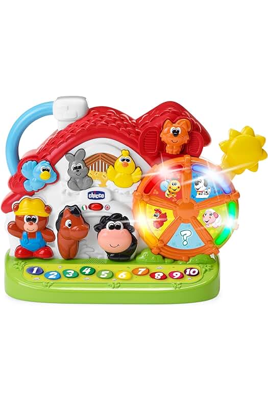 Centro de Actividades Bilingüe Chicco Granja Parlante - Juguetes Educativos para Bebés y Niños.