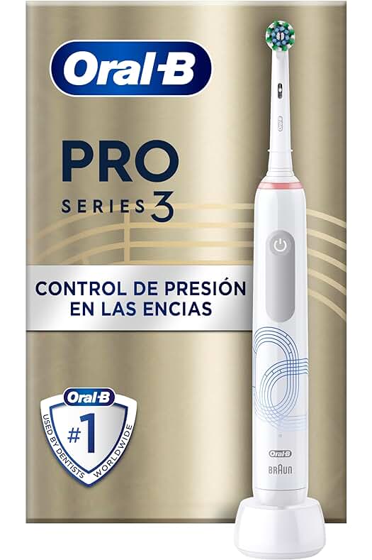 Cepillo de dientes eléctrico recargable Oral-B Pro Series 3 - Blanco