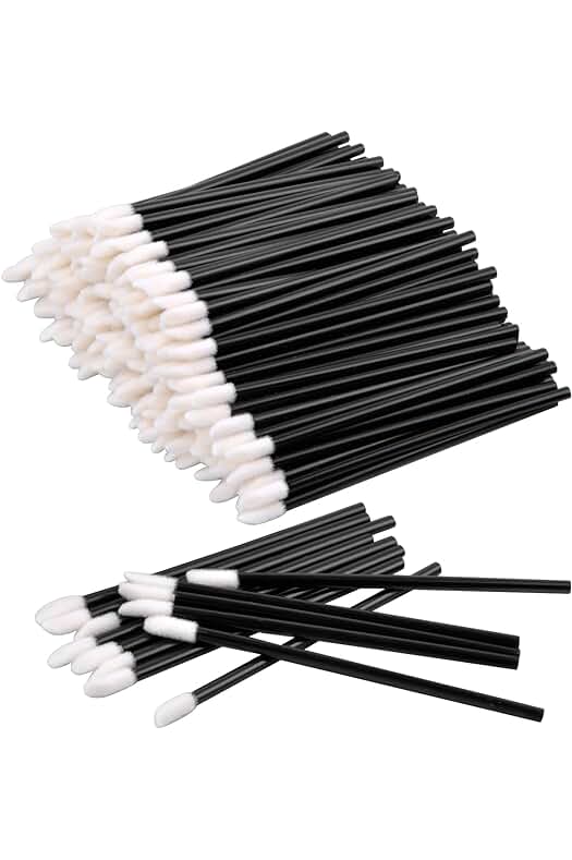 Cepillos de lápiz labial desechables para una aplicación precisa y sin complicaciones.