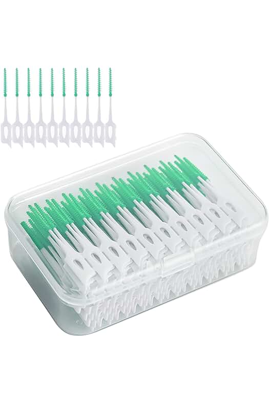 Cepillos Interdentales: Kit de 200 piezas para una limpieza dental profunda y efectiva.