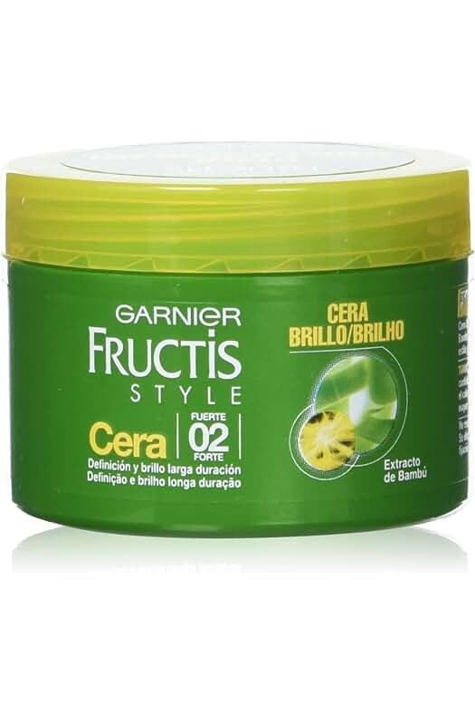 Cera para el cabello Garnier Fructis Style con brillo y definición duradera - 75 ml.