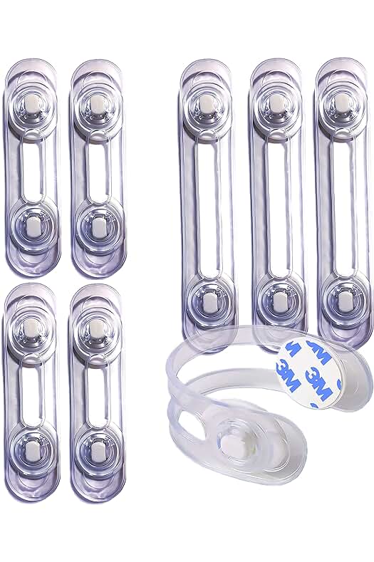 Cerraduras de seguridad para bebés con adhesivo transparente VegMai® - Protege a tus pequeños.