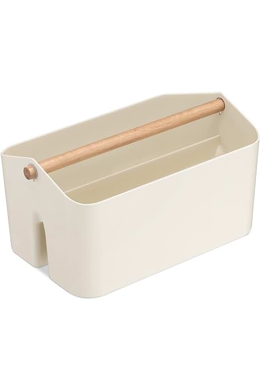 Cesta organizadora multiusos para baño y cocina - Práctica solución para mantener todo ordenado.