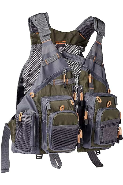 Chaleco de Pesca Ajustable para Hombres y Mujeres - BASSDASH: El Mejor Equipo para Pescar con Mosca.