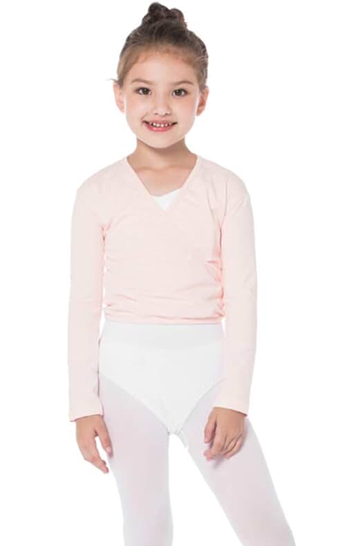 Chaqueta de Algodón de Manga Larga para Ballet, Danza y Yoga para Niñas y Mujeres