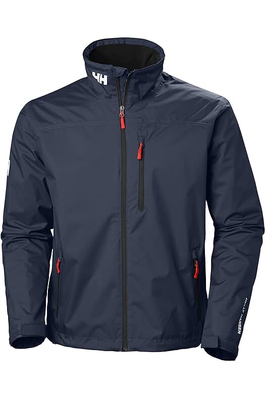 Chaqueta deportiva impermeable para hombre: Helly Hansen Crew Midlayer Jacket.