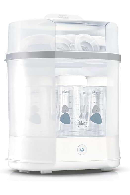 Chicco Esterilizador Eléctrico Universal para Biberones: Seguro, Eficiente y Fácil de Usar