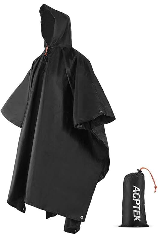 Chubasquero impermeable para senderismo y actividades al aire libre.