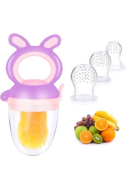 Chupete de bebé de frutas frescas sin BPA para la alimentación complementaria.