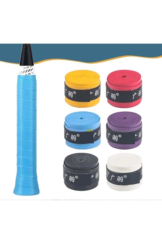Cinta de agarre antideslizante para raquetas de tenis y otros deportes de raqueta.