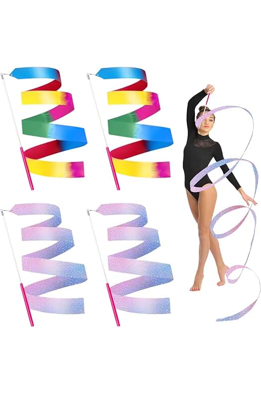 Cinta de Baile para niños: Divertida y colorida cinta de gimnasia para niños