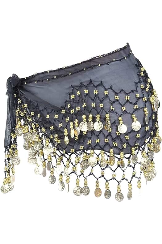 Cinturón de Danza del Vientre: Elegante Accesorio de Baile para Realzar tus Movimientos.
