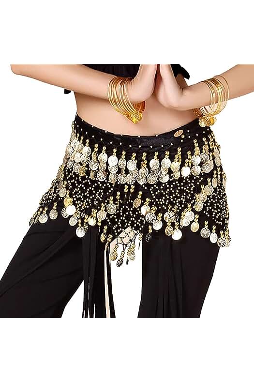 Cinturón de Danza del Vientre - Elegante accesorio para realzar tus movimientos de baile.