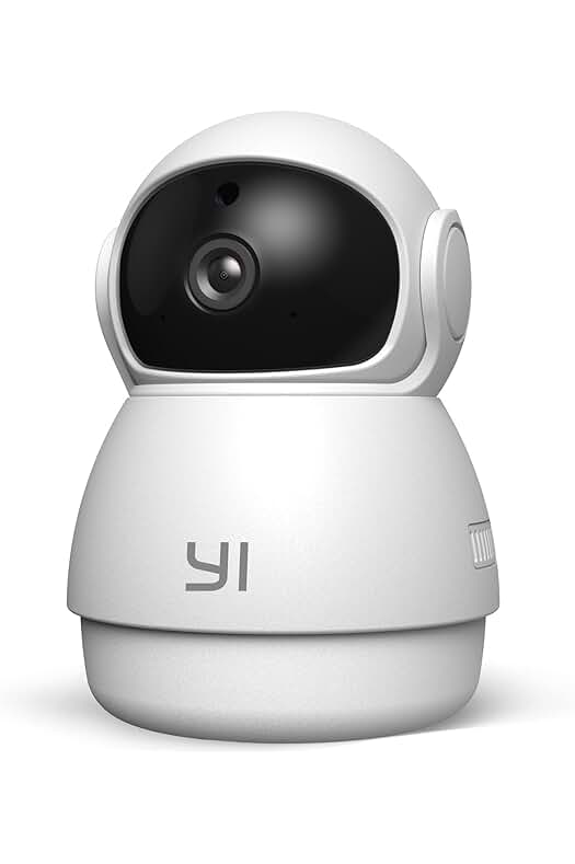 Cámara de Vigilancia 1080p YI Dome: Sistema de Seguridad WiFi Full HD con Visión Nocturna.
