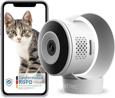 Cámara de Vigilancia Inalámbrica para Mascotas con App - PetTec CAM Lite