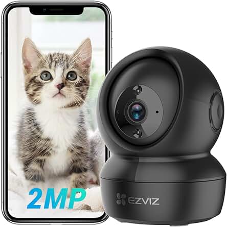 Cámara de Vigilancia WiFi Interior con Visión Nocturna y Detección de Movimiento