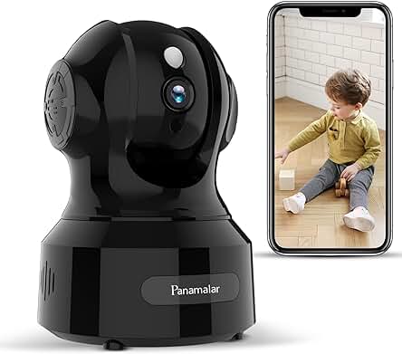 Cámara IP WiFi: Vigilancia inteligente para el hogar con audio bidireccional y visión nocturna.