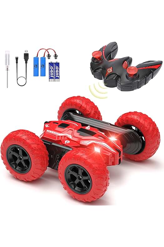Coche de acrobacias RC de alta velocidad con giro de 360 ° y control remoto