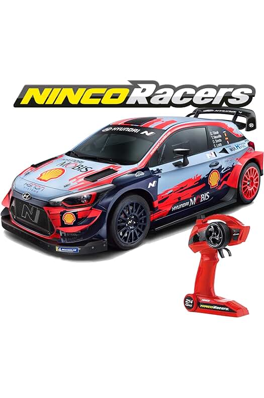 Coche de Radio Control NincoRacers Hyundai i20 WRC con Batería y Cargador incluidos