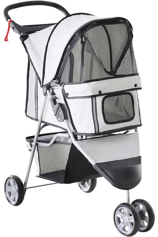 Cochecito plegable para mascotas: la mejor opción para pasear a perros y gatos.