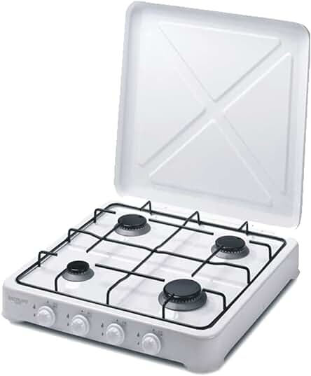 Cocina de gas butano Bastilipo - Eficiencia energética A++, con quemador desmontable (Nuevo título)