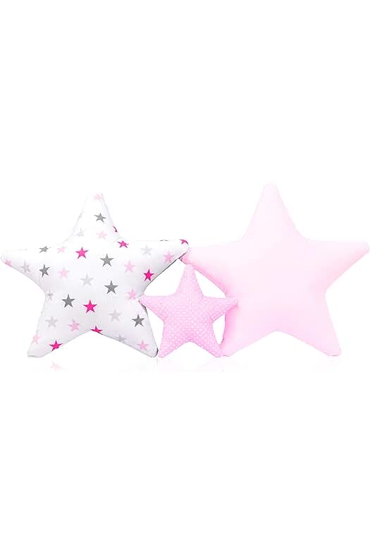 Cojines estrella para decorar habitaciones infantiles y darle un toque mágico.