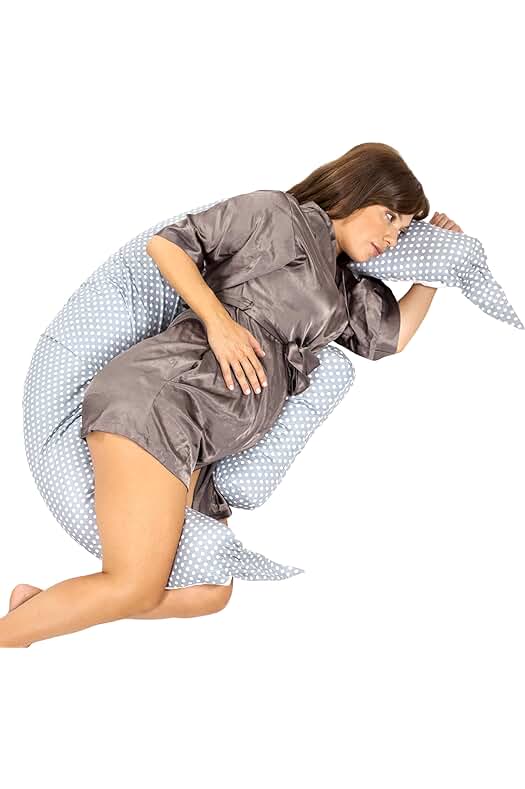 Cojín de lactancia para bebé - Almohada multifuncional y cómoda para la mamá y el bebé.