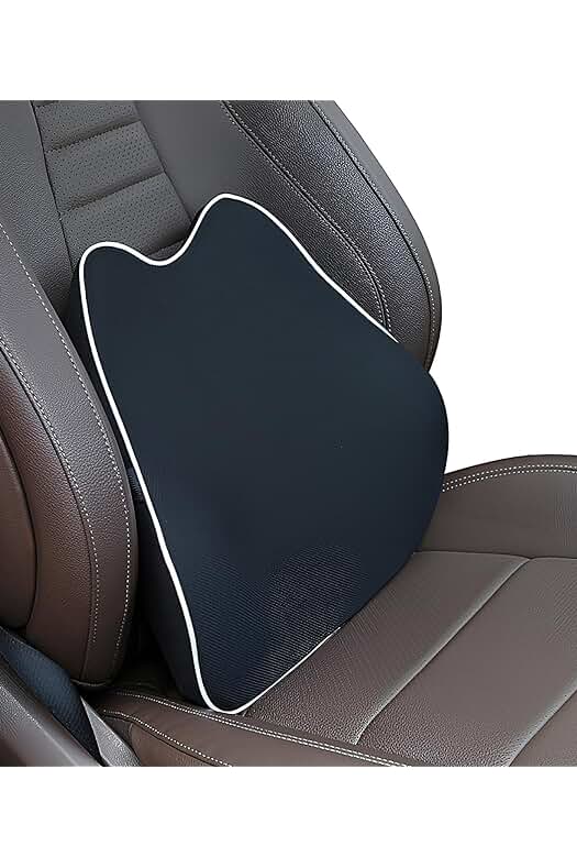 Cojín de respaldo lumbar ergonómico para silla de oficina y asiento de coche