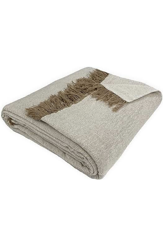 Colcha Multiusos Algodón-Poliéster: Manta Foulard Práctica y Suave para Sofá y Cama.
