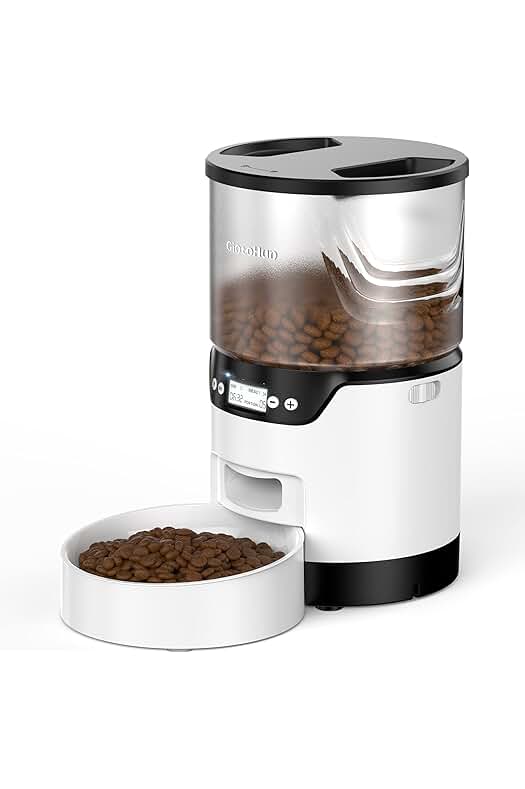 Comedero automático para gatos, GIOTOHUN, horario programable, grabación de voz, capacidad de 3L.