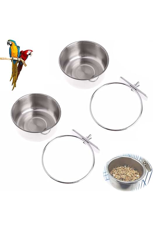 Comedero para jaula de pájaros: calidad y durabilidad para alimentar a tus mascotas.
