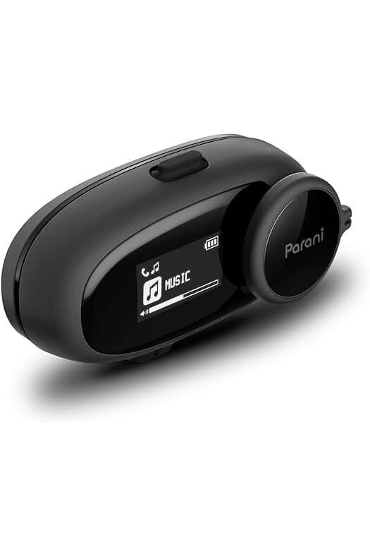 Comunicador Bluetooth para Motociclistas con Micrófono de Brazo - Sena Parani M10, Negro.