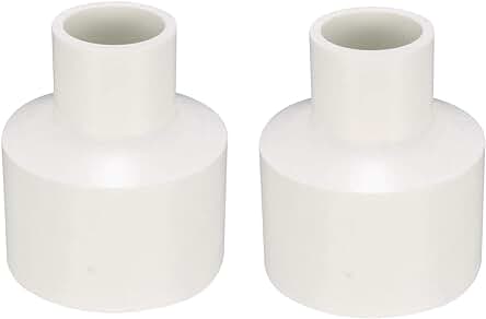 Conector reductor de PVC de 40 mm x 20 mm para suministro de agua.