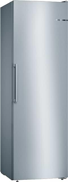 Congelador vertical Bosch GSN36VIFP: eficiencia y espacio para tus alimentos congelados.