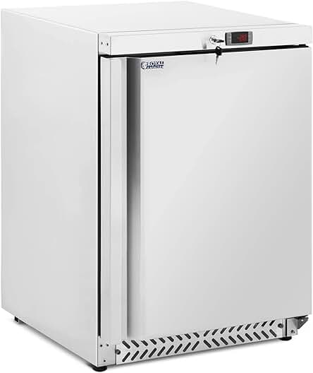 Congelador vertical de pie Royal Catering - Gran capacidad y óptimo rendimiento de congelación.