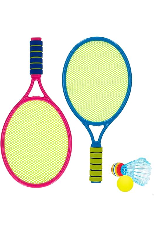Conjunto completo de raquetas de bádminton para niños, ideal para juegos al aire libre