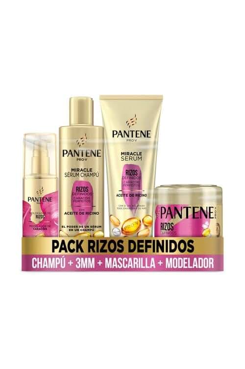 Conjunto completo para rizos suaves y sin encrespamiento con Pantene Rizos Definidos