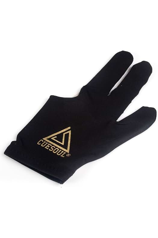 Conjunto de 10 guantes de billar de 3 dedos CUESOUL para Snooker Cue