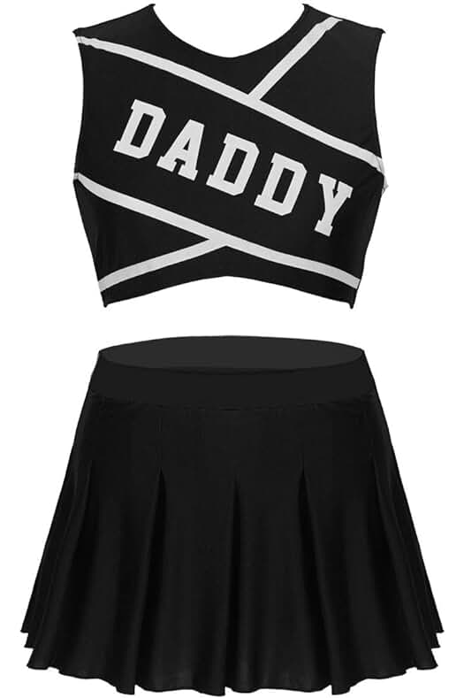 Conjunto de Animadora para Mujer - Disfraz de Porrista para Fiestas y Cosplay.