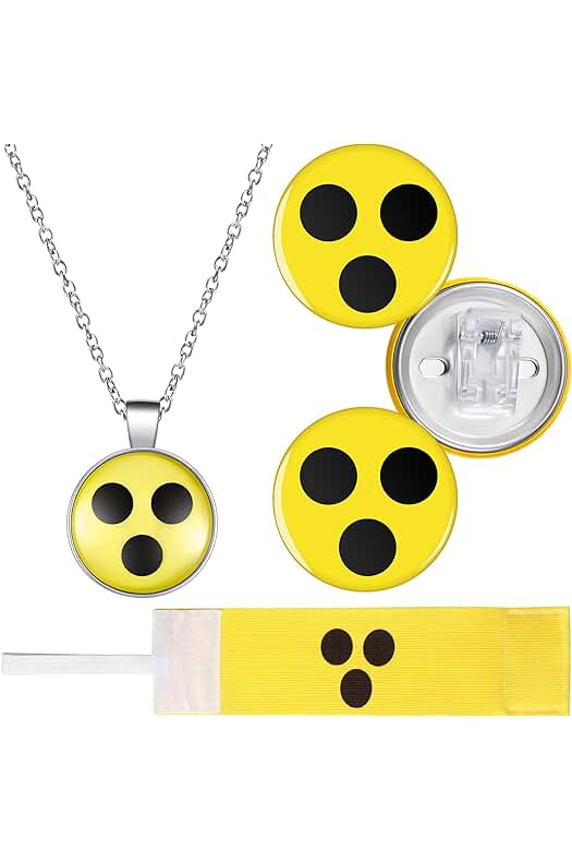 Conjunto de ayudas para personas con discapacidad visual: 4 piezas de letreros y accesorios.