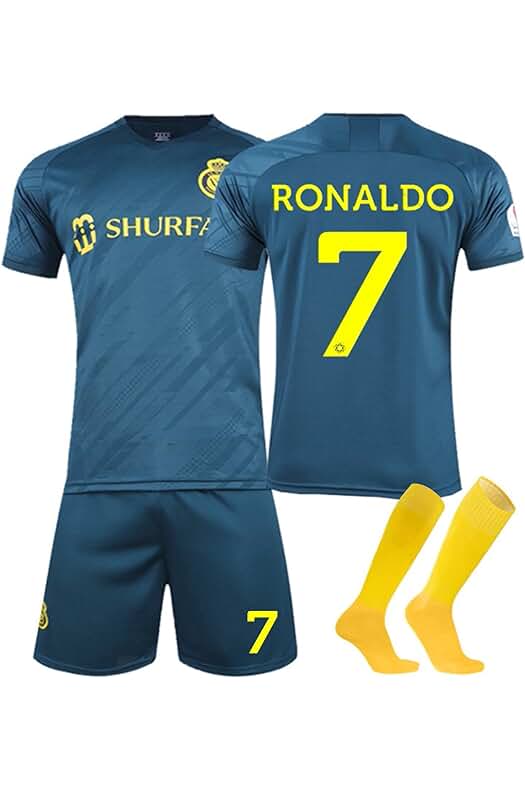 Conjunto de Equipación de Fútbol para Niños - Camiseta, Pantalón Corto y Calcetines.