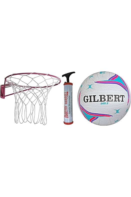 Conjunto de Inicio de Anillo de Netball Montado en la Pared Gilbert Academia - ¡Inicia el juego!