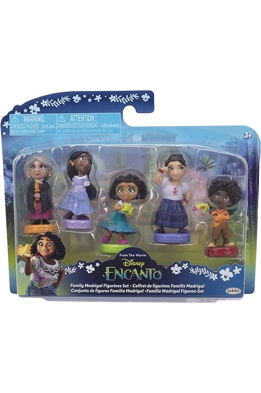 Conjunto de Minifiguras Disney Encanto - Figuras Únicas de la Familia Madrigal - Juguete para Niños de 3+ años.