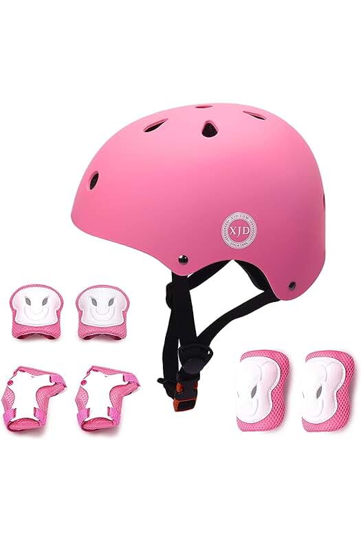 Conjunto de Protección para Niños: Casco de Ciclismo y Accesorios Ajustables para Patinaje