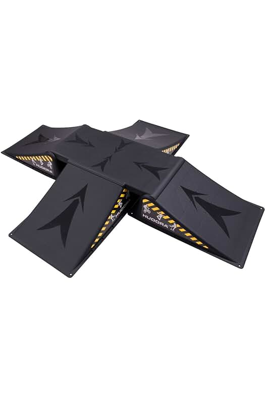 Conjunto de rampas para skateboarding Hudora - Un set completo para tus trucos.