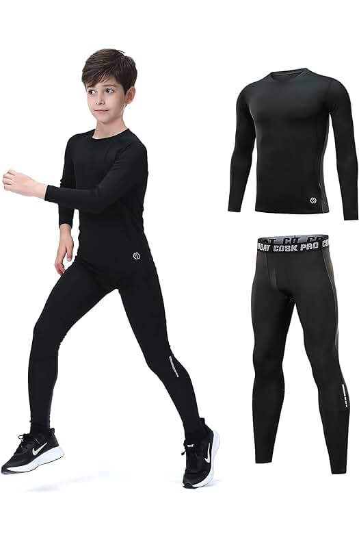 Conjunto de Ropa Interior Térmica para Niños - Cálido y Funcional para Actividades Deportivas