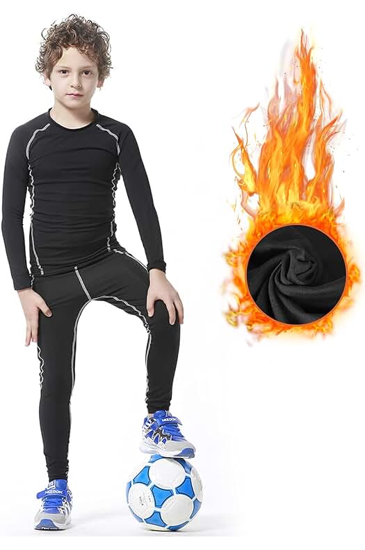 Conjunto de Ropa Interior Térmica para Niños DreiWasser - Ideal para Esquiar y Actividades al Aire Libre.