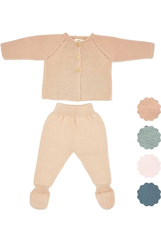 Conjunto Ropa Bebé Recién Nacido: 2 Piezas, Talla 0-3 meses, 56 cm - Micu Micu