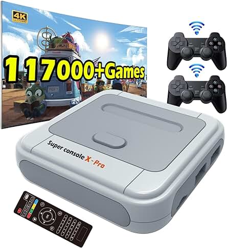 Consola de Videojuegos Retro con 41,000 Juegos para Salida HDMI de TV 4K